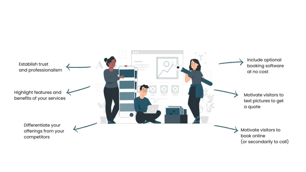 junk removal business web designer